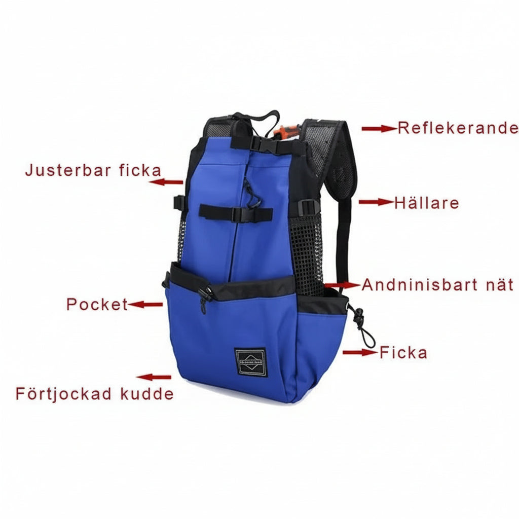 Strong Nylon Dog Carrier Backpack for Small Medium Dogs High Quality Breathable Cycling Backpack for Outdoor Travel Pet Supplies