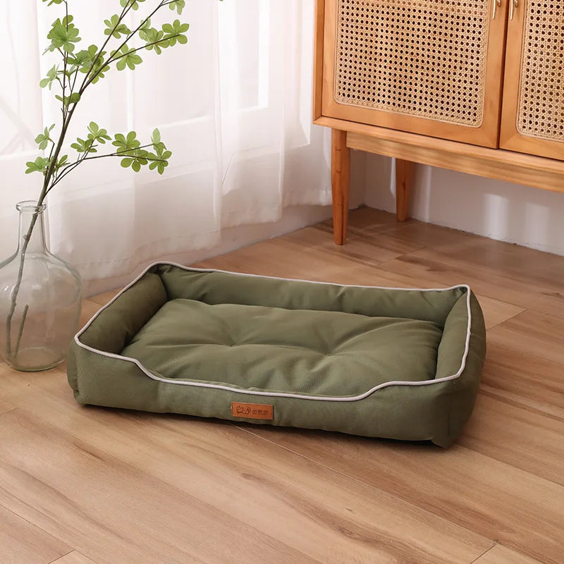 Waterproof Dog Bed 600D Oxford Pet Dogs Beds for All Seasons Thickened PP Cotton Filling Bite-Resistant Pet Mat Dog Accessories