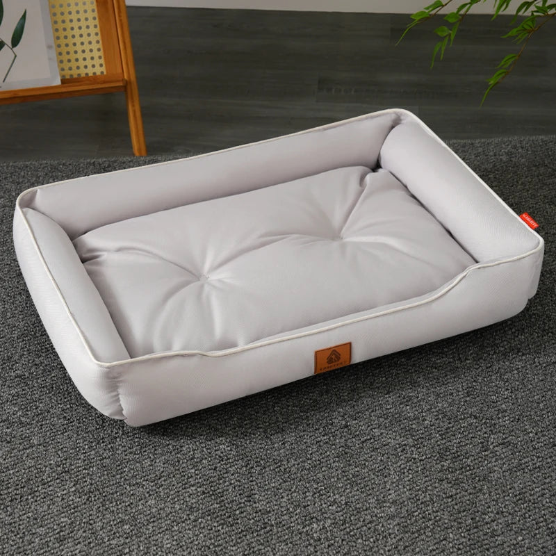 Waterproof Dog Bed 600D Oxford Pet Dogs Beds for All Seasons Thickened PP Cotton Filling Bite-Resistant Pet Mat Dog Accessories